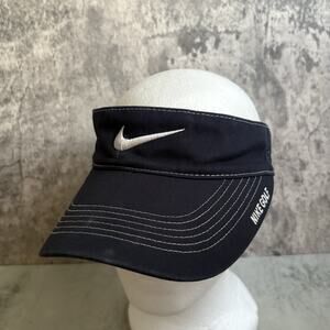 VTG Nike Golf Visor Blue Adjustable Unisex Adult Classic